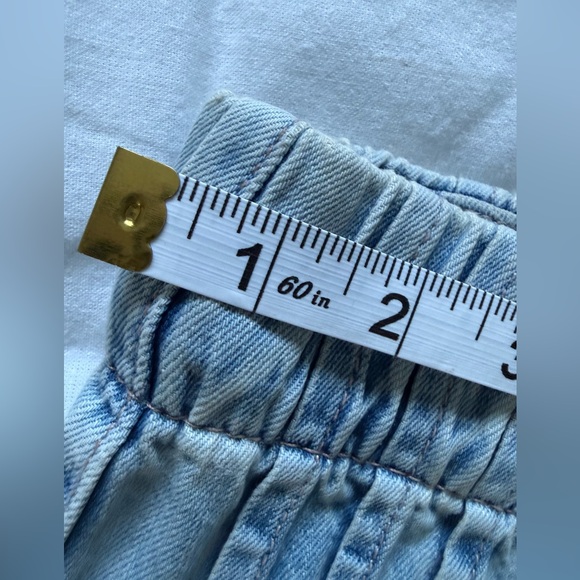 We The Free People Forget Me Knot Pull-On Pleated Wide Leg Jeans - size medium - Picture 14 of 14